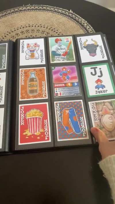 Cards in flesh