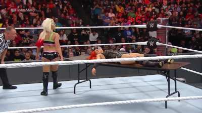 Alexa Bliss having her way with Becky Lynch