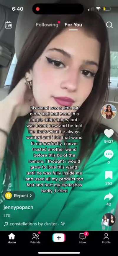Jenny popach posted &amp;amp; deleted