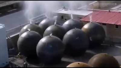 The balls harden