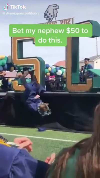 This kid's going places