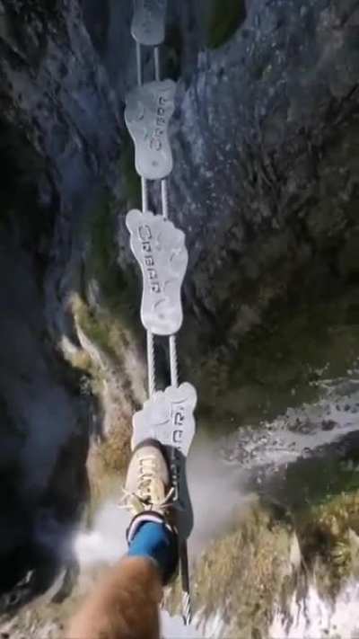 No looking down