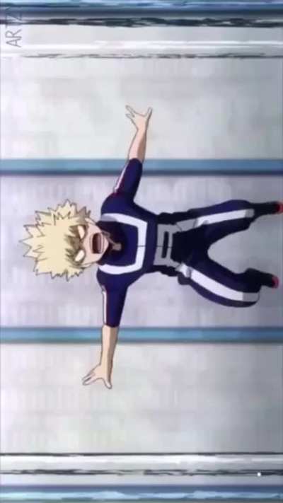 Bakugos dancing skills (sorry that it&rsquo;s sideways)