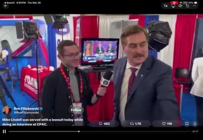The Fabulous Hor Serving Papers to PillowCunt at CPAC