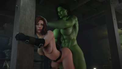 She Hulk Fucks Black Widow (Amazonium )[marvel]