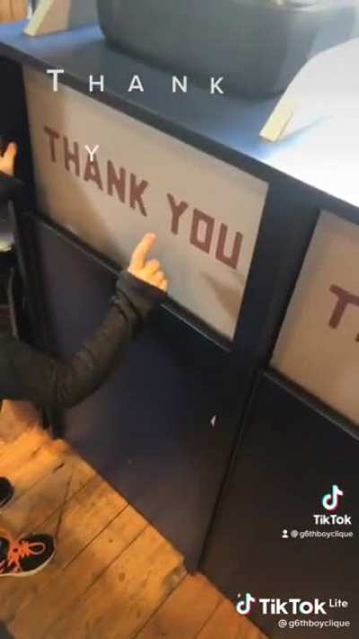 "Thank You"