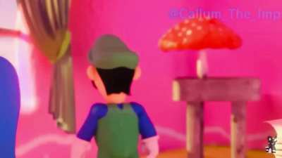 Luigi, that&rsquo;s kinda fuckin&rsquo;- *A snippet of Overdue plays* - Mario