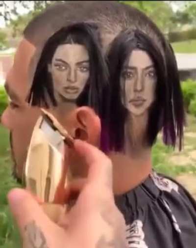 That&rsquo;s probably not what he was expecting when he asked for &ldquo;Kardashian&rsquo;s hair&rdquo;