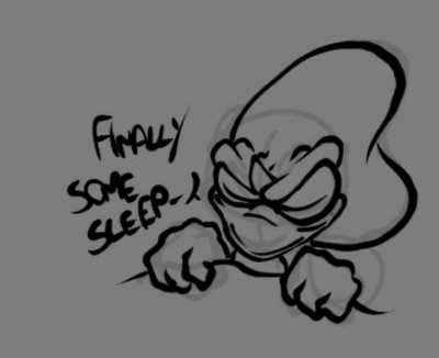 He do need to pee
