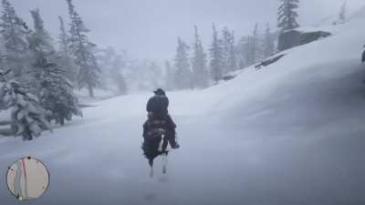 During the Colter chapter, if you attempt to leave camp, your horse will keel over and die