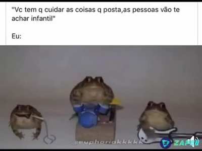 Sapo pagodeiro fds