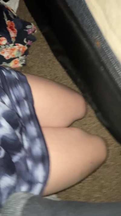 If I&rsquo;m lucky she&rsquo;ll let me cum soon :)