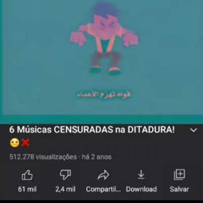 T&iacute;tulo foi censurado