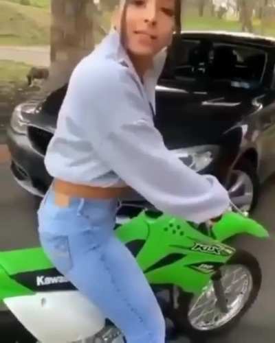 HMC while I ride this motorcycle