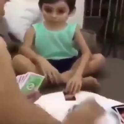 Let&rsquo;s just say he lost, even with one card left