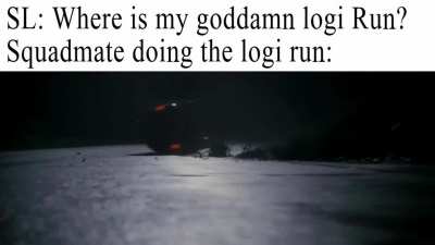 "Hold on, I gotta reset the logi."