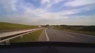 Asshole tried to brake check with a bike