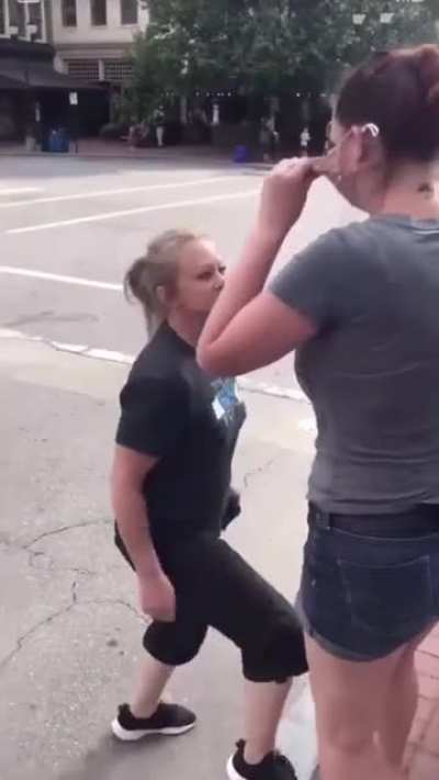 Openly racist woman confronts BLM protesters in Asheville, NC