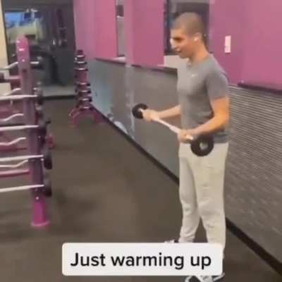 warming up