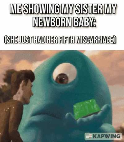 I'm so sorry.....