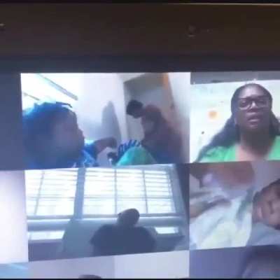 I&rsquo;m fucking done with zoom (not sure if NFSW because of how low the video quality is)