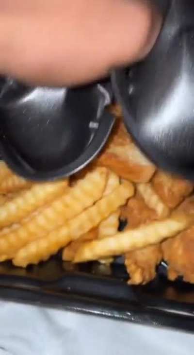 Chill bro the food is yours