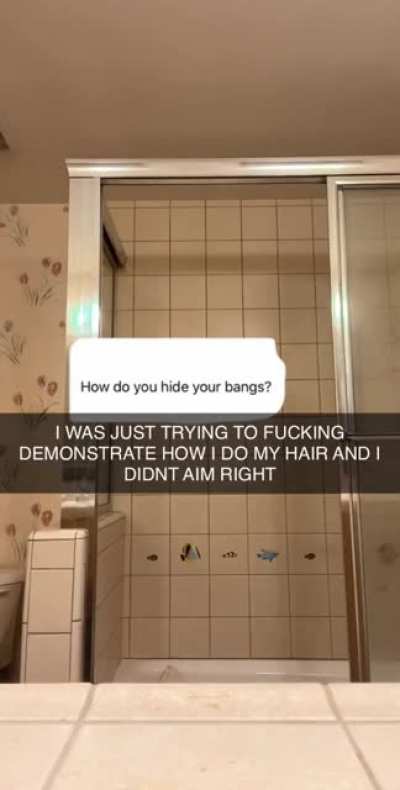You go like this...