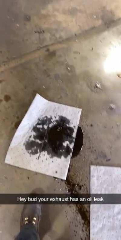 “Customer state’s vehicle has oil leak & smokes a lot” blown up turbski on a 2017 3.5 ecoboost explorer