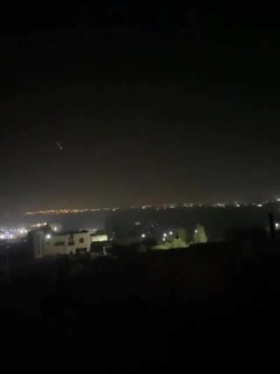 Nevatim Airbase getting hit (as claimed by source)