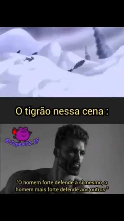 Tigr&atilde;o dando um bom exemplo para as crian&ccedil;as telespectadoras