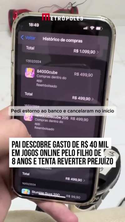 Filho gasta 40 MIL REAIS no Roblox em 3 dias. Meu amigo, o estresse que esse pai deve ter passado...