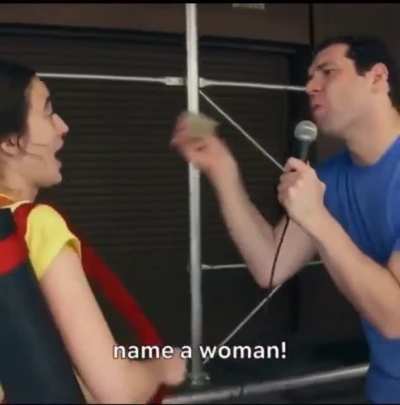There was an attempt to name a woman