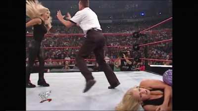 Trish Stratus spanked