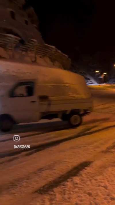 Snow drifting