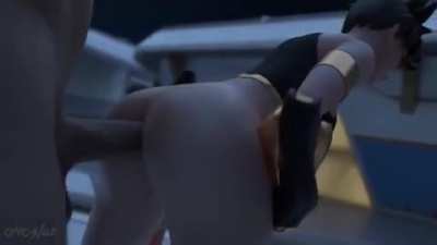 Tracer reverse cowgirl (anosluz)