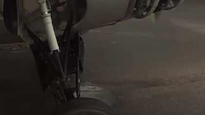 A Warbird U.S. F4F Wildcat starting its engine with a blank 4ga shotgun shell…