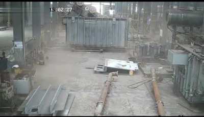 The welder lacked info that transformers have combustible gases in them.