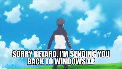 NOOO I DON&rsquo;T WANNA GO TO WINDOWS XP NOOO STOP AHHH 😭😭😭😭😭