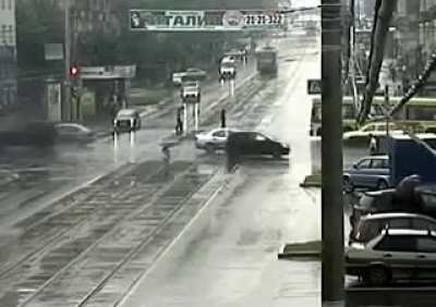 Major accident in Perm involving a tram