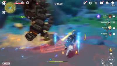 My highest Damage so far with BENNy ult Xingqiu Noblesse.. I'm just so curious for those at world lvl 6 &amp;amp; 7 how much do you do u buffed crit dmg with just Prototype Claymore? I need high hopes..