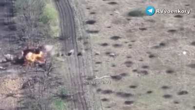 Ukrainian position dislodged by the 255th regiment. 