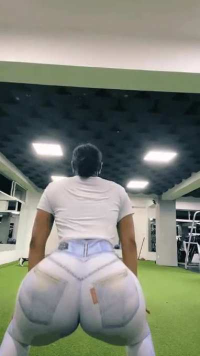 gym Jean tights booty working out