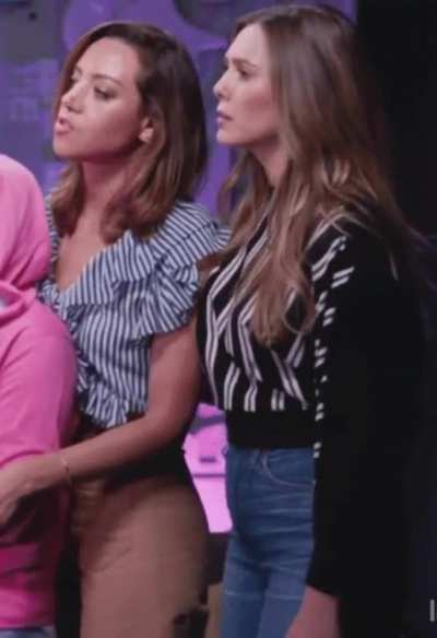 Aubrey Plaza & Elizabeth Olsen
