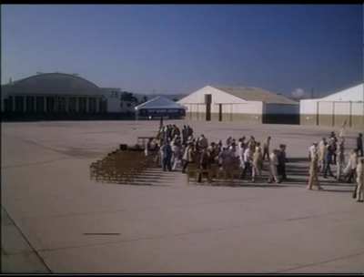 I was always kind of intrigued by the last scene of the Roswell movie from 1994. It felt like it came out of nowhere with so many specific details by Martin Sheens character, who barely shows up in the rest of the movie.
