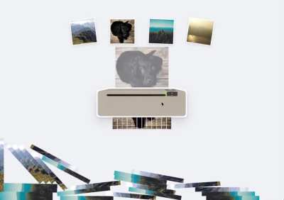 Image shredder on web
