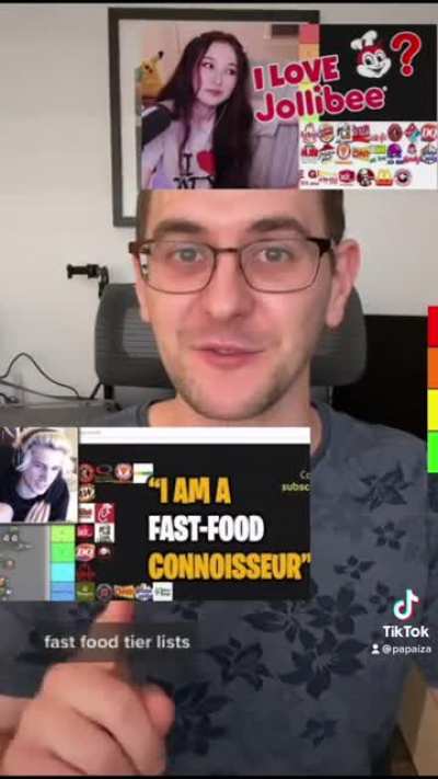 Fast food tier lists