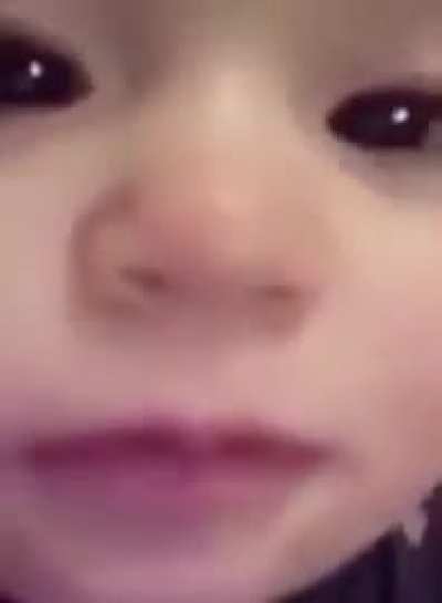 Perfectly cut baby