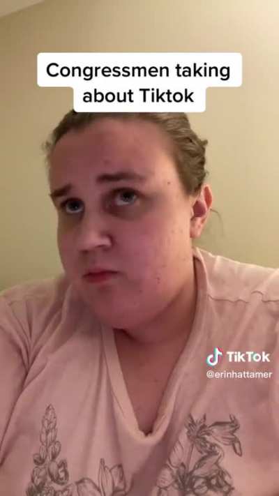 Congress talking about tiktok
