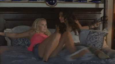 With Emmanuelle Chriqui