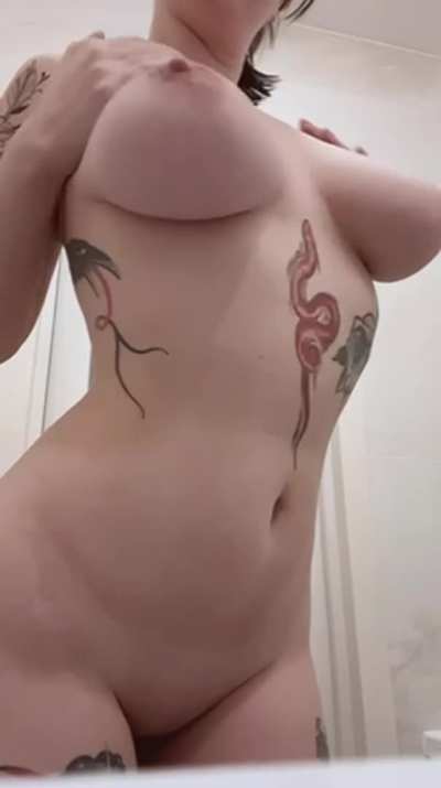 Wanna use my boobs like your pillow?